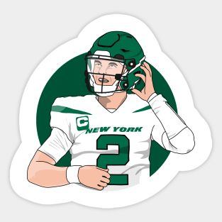 Wilson the quarterback Sticker